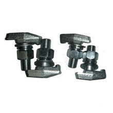 High Quality iron material elevator guide rail forged shaft clip